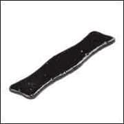 Schaub &amp; Co. 824-FB Kelmscott Manor 5 Pull Backplate - Flat Black by Schaub