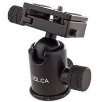 Dolica B103 Pro Level Tripod Ball Head, Black, compact