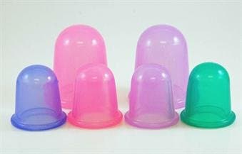 Silicone Cupping Set for Massage, 6 cups/pack