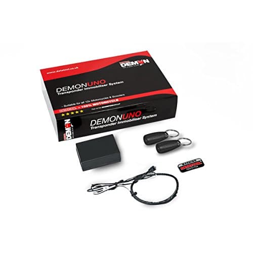 Motorcycle Datatool Demon Uno Immobiliser System - Black