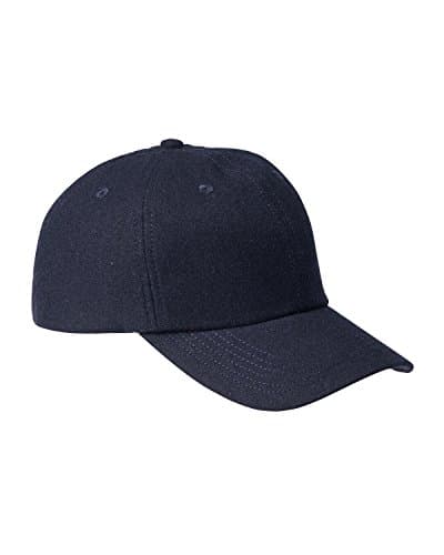 BA528 Big Accessories Wool Baseball Cap - NAVY - One Size (US)