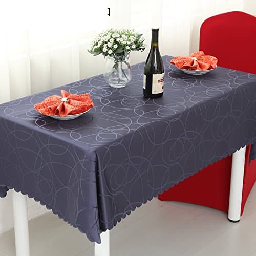 Hotel tablecloth Continental restaurant table linen Rectangular living room coffee table-cloth-B 140x160cm(55x63inch)