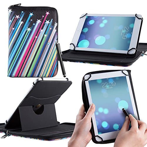 Casezilla Amazon Kindle Fire Hd 7 Tablet Universal EVA Hard Shell Folio Case - Shooting Stars Stripes