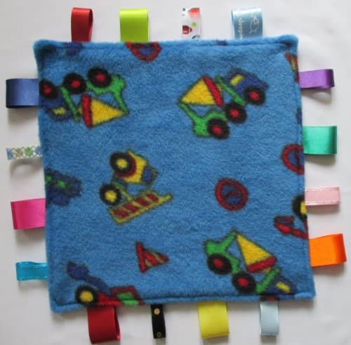 Baby taggie Security Comforter Blanket - Diggers