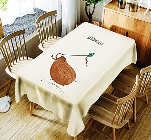 KUKI Digital printed polyester waterproof tablecloths , 3 , 150*260cm
