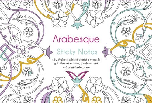 Editions White Star 5402981 Arabesque Sticky Notes