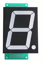 AVAGO TECHNOLOGIES HDSP-3601 DISPLAY, SEVEN SEGMENT, 7.6MM, GREEN (50 pieces)