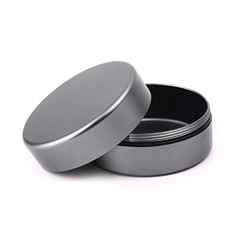 HealthyBear Empty Tin Containers, EDC Sealed Dustproof Moisture-Proof Reusable Metal Round Mini Portable Storage Jar Box For Jewelry, Candy, Tea, Spices, Soap,Lip Balm benchmark