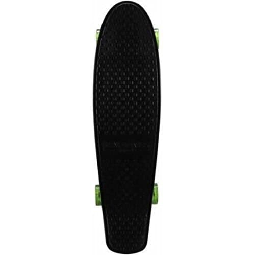 Carbon Steel High Impact Flex Checker Board Grip Pattern Black Skateboard