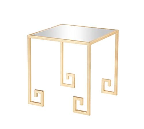 Burnham Home 16043 Shiloh Side Table, Gold Leaf