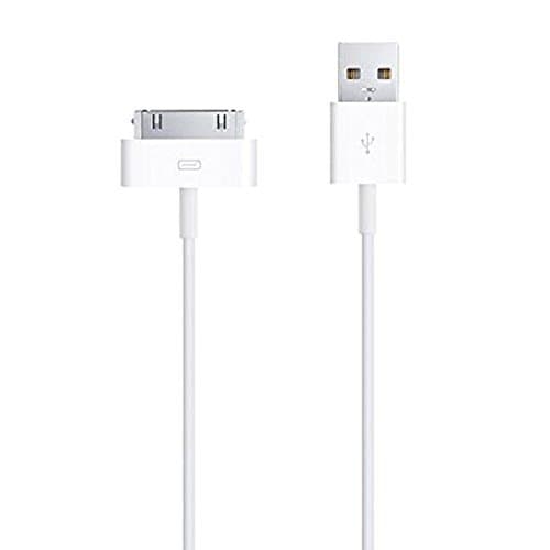 30 Pin Cable, 6ft iPad High Speed Sync Charging Cord Cables for iPhone 4/4s, iPhone 3G/3GS, iPad 1/2/4, iPod (6ft 30 Pin Cable White)