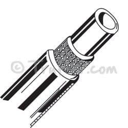 1568-1080-250 Synflex 3/8 In Hose (Max Continuous Length 250 Ft)for LPM