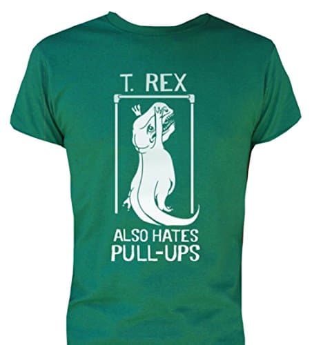 That Funny Shirt T Rex Also Hates Pull UPS-Funny Humorours Shirt As Seen On Flash TV Show (Small)