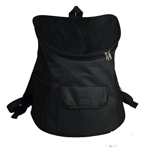 JANMO Pet Carriers Airline Approved Backpack Front for Small Medium Dogs and Large Dog (Large, Black) by JANMO