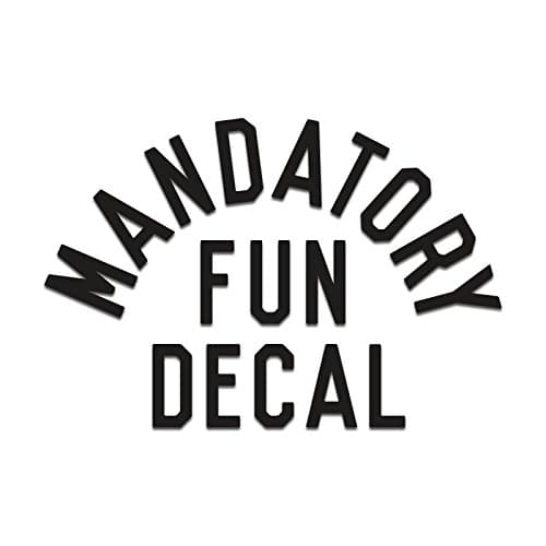 Mandatory Fun Decal (Black, 5-Pack (Save 10%))