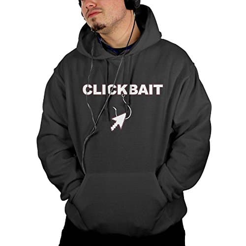 Men's Sweatshirt With Pocket - Clickbait