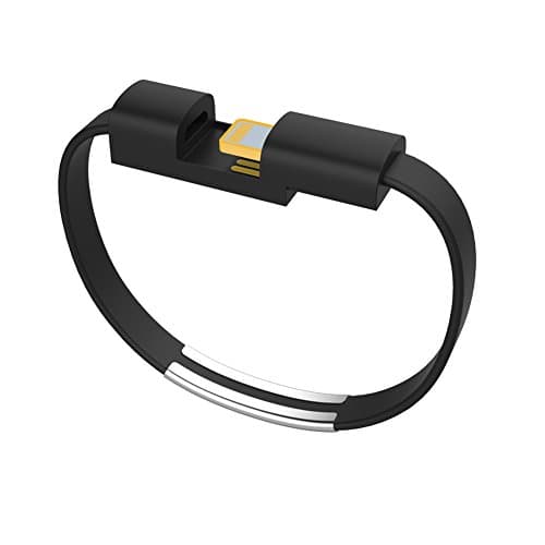 Lightning Cable Bracelet Charging Line USB Charging Cable Data Charging Cords for iPhone 7/6/6 Plus/5S (one size)