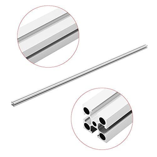 Silver 1000mm Length 4040 Aluminum Profile Extrusion Frame