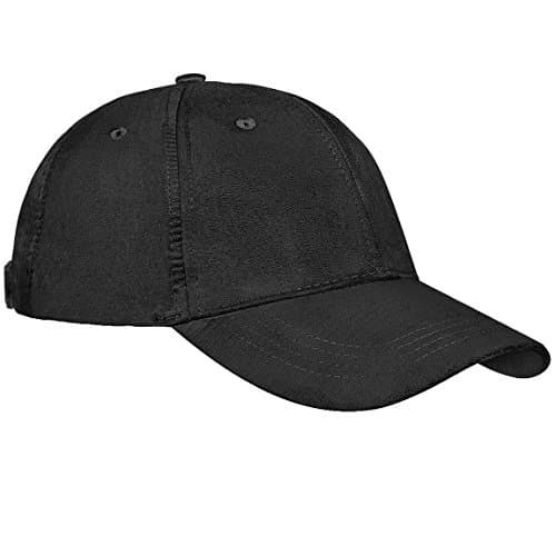 Blank Adjustable Classic Suede Cotton Solid Color plain Baseball Cap Unisex Average adult Adjustable Suede/Cotton sport outdoor (Black)