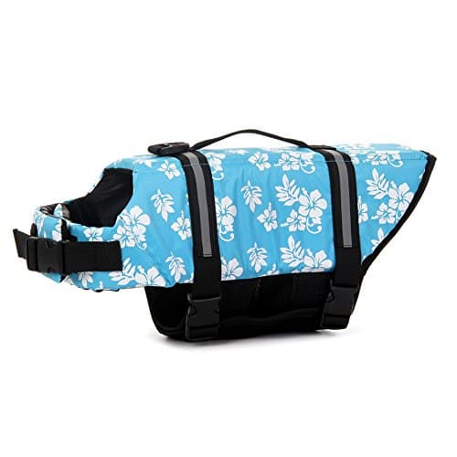 TESOON Adjustable Dog Life Jacket Reflective Quick Release