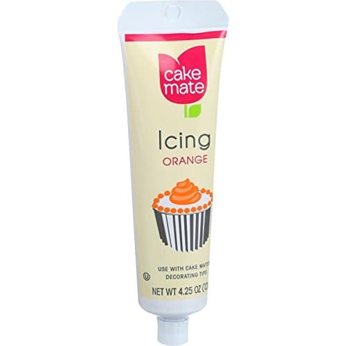 Cake Mate Decorating Icing - Orange, 4.25 Ounce -- 6 per case.