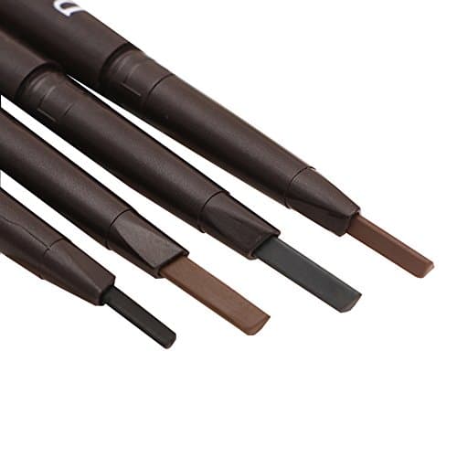 Bodermin 5 Pcs /Pack Women Lady Long lasting 5 Colors To Choose Eyebrow Pencil Eye Brow Liner Pen Powder Shapper Makeup Beauty Tool (5pcs Brown)