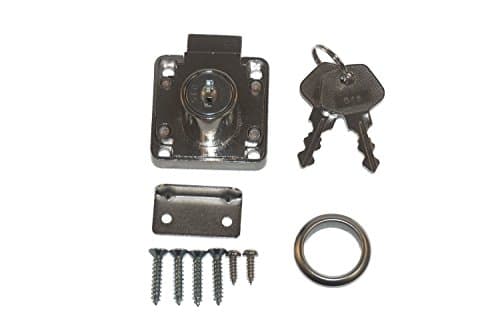 Deadbolt Lock with Chrome Finish, Keyed Alike