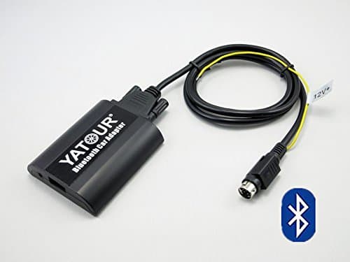 Volvo Car Bluetooth Adapter, Digital Car Stereo Aux Interface with USB Charging 3.5mm Audio Music Input Port for Volvo All Models SC-XXX Series 1994-2006 (BTA-VOLSC)