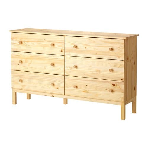 New Ikea Tarva 6 Drawer chest, Solid Wood Pine