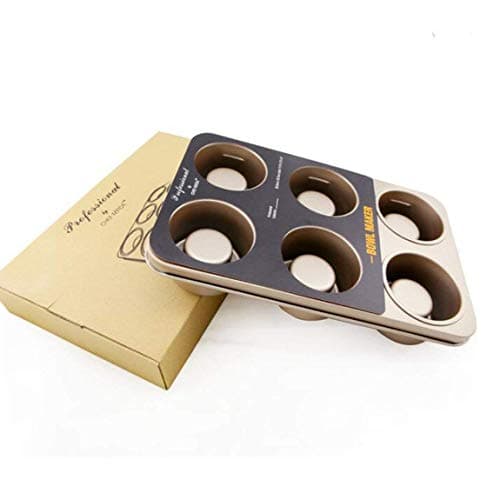 Multifunction 6 Cup Non Stick Cake Baking Pans-for Making Filled Cakes with Hollow Centers/Mini Muffin Cake
