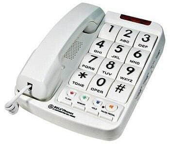 Unical 20600 WHT Big Button Phone