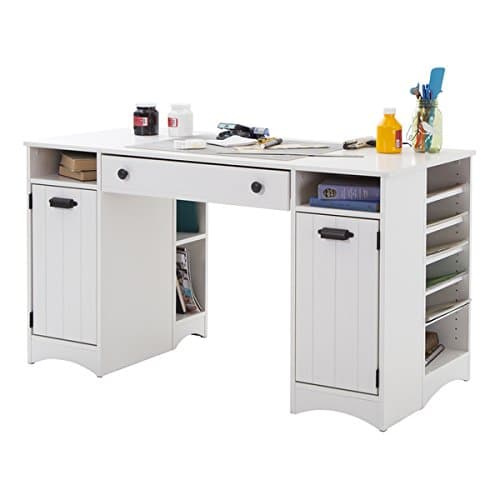 South Shore Sewing Machine And Artwork Craft Table with Storage