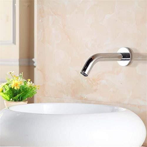 Faucets Basin Mixer Cold Only Wall Mounted Brass Automatic Sensor Basin Faucet Sink Faucet for Hospital&Public Place