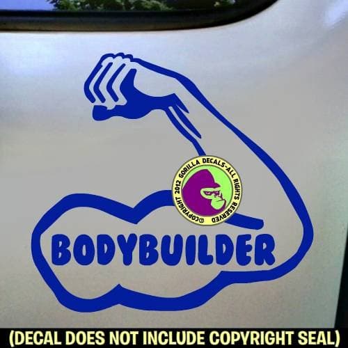 BODYBUILDER Vinyl Decal Sticker E