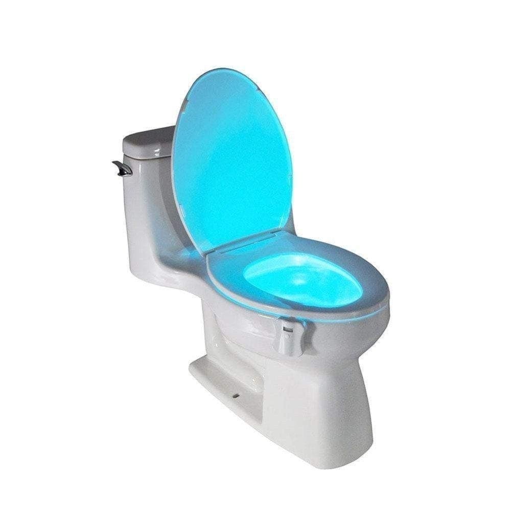 Quims 8 Color Led Night Light with Motion Sensor Activated Glow for Toilet Bathroom Bowl (Multicolour)