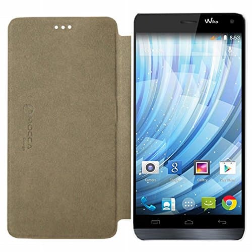 Mocca Design Blanc Flip Case for Wiko Getaway