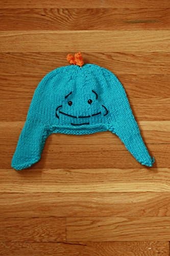 Hand Knit Mr. Meeseeks Ear Flap Hat