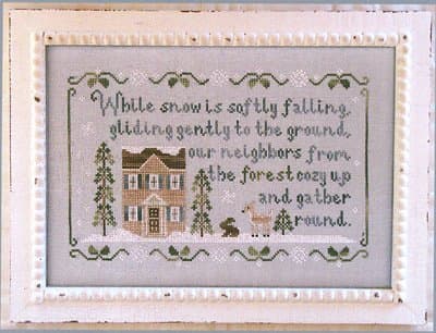 Country Cottage Needleworks Forest Snowfall Chartpack