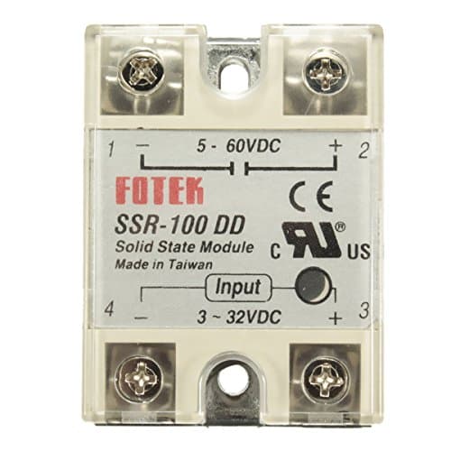 dipshop SSR-100 DD Solid State Module Solid-state Relay DC-DC 100A 3-32V DC/5-60V DC