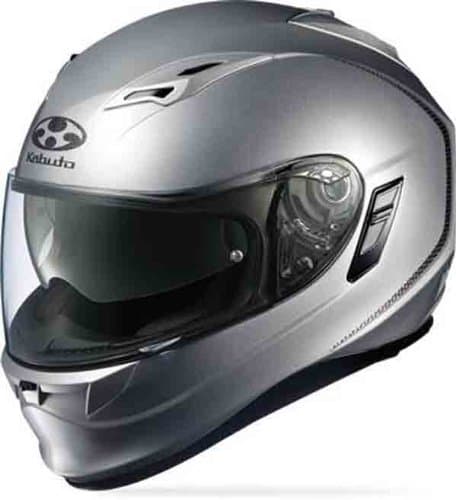 Kabuto Kamui Solid Helmet Aluminum/Silver LG