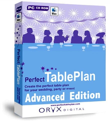 PerfectTablePlan Advanced Edition: Wedding, Party Planner, Special Events Planning: Design and Print the Perfect Table Plan and Seating Arrangement Software (for PC or Mac)