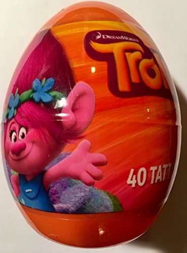 Dreamworks Trolls Easter Surprise Egg with 40 Tattoos