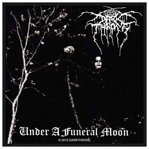 Darkthrone Under A Funeral Moon Woven Patch