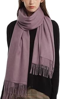 FURTALKWomens Winter Scarf Cashmere Feel Pashmina Shawl Wraps Soft Warm Blanket