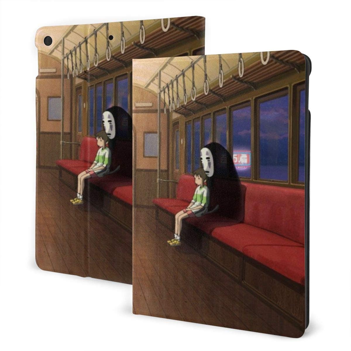 Spirited Away Case Fit IPad 7 Th 10.2 Inch Case with Ultra Slim Lightweight Stand Leather Case/Auto Wake Sleep