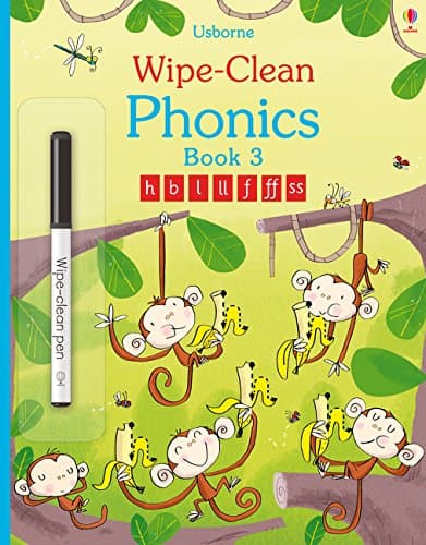 Wipe-clean Phonics book 3