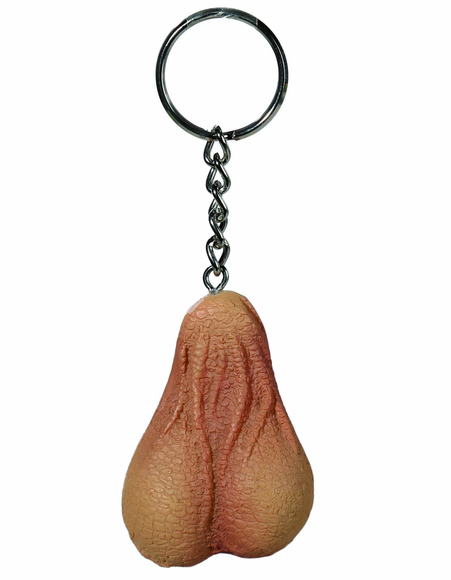 Buy Direct From Us Shaped as a testicle - Fun keyring with a twist - An Essential Idea For: Girlfriend, wife, Ladies, Fiancée, partner, couple