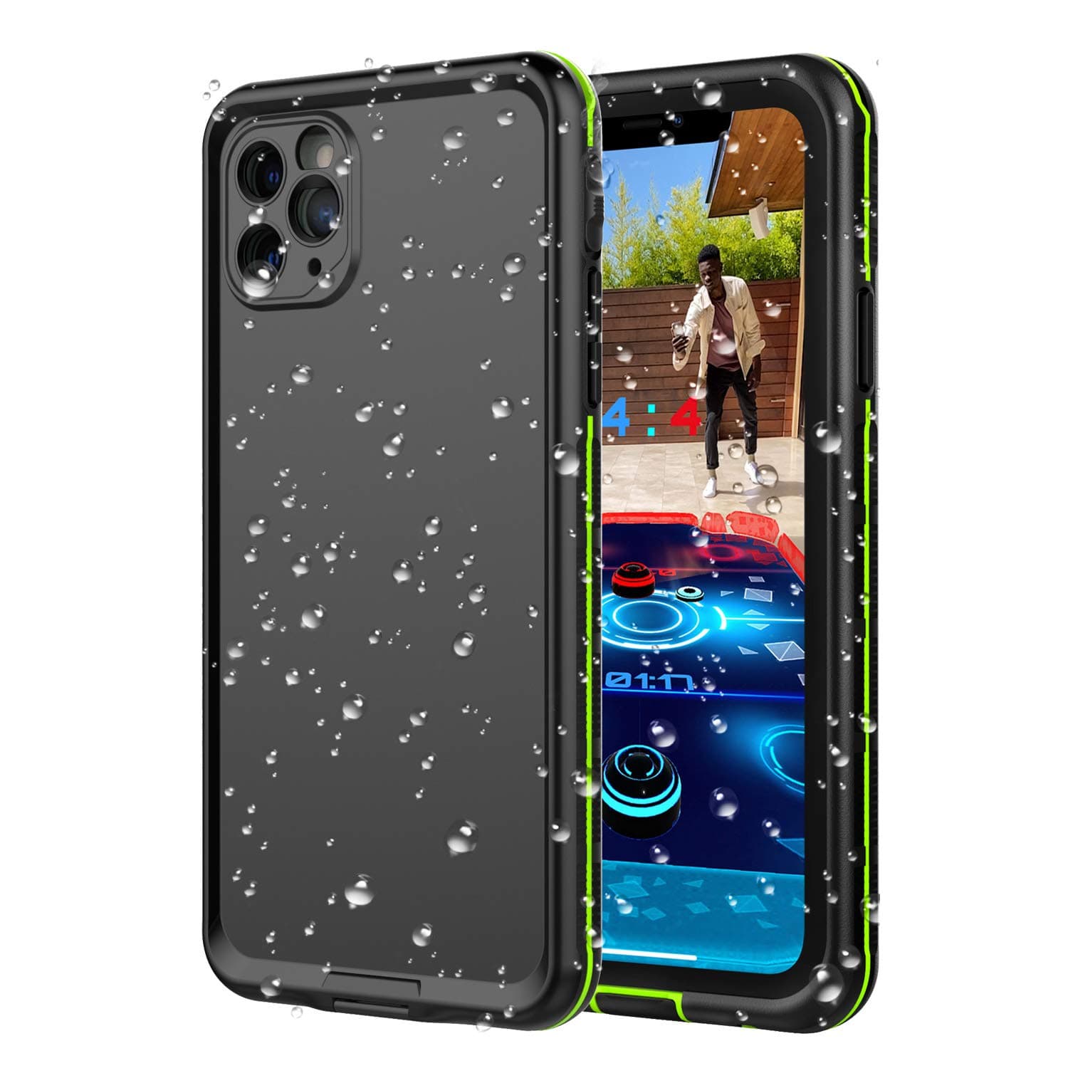 PINGTEKOR iPhone 11 Pro Max Waterproof Case,Retail Packaging,IP68 Full Sealed Snowproof Dustproof Shockproof Heavy Duty Protection Cover with Screen Protector for iPhone 11 Pro Max