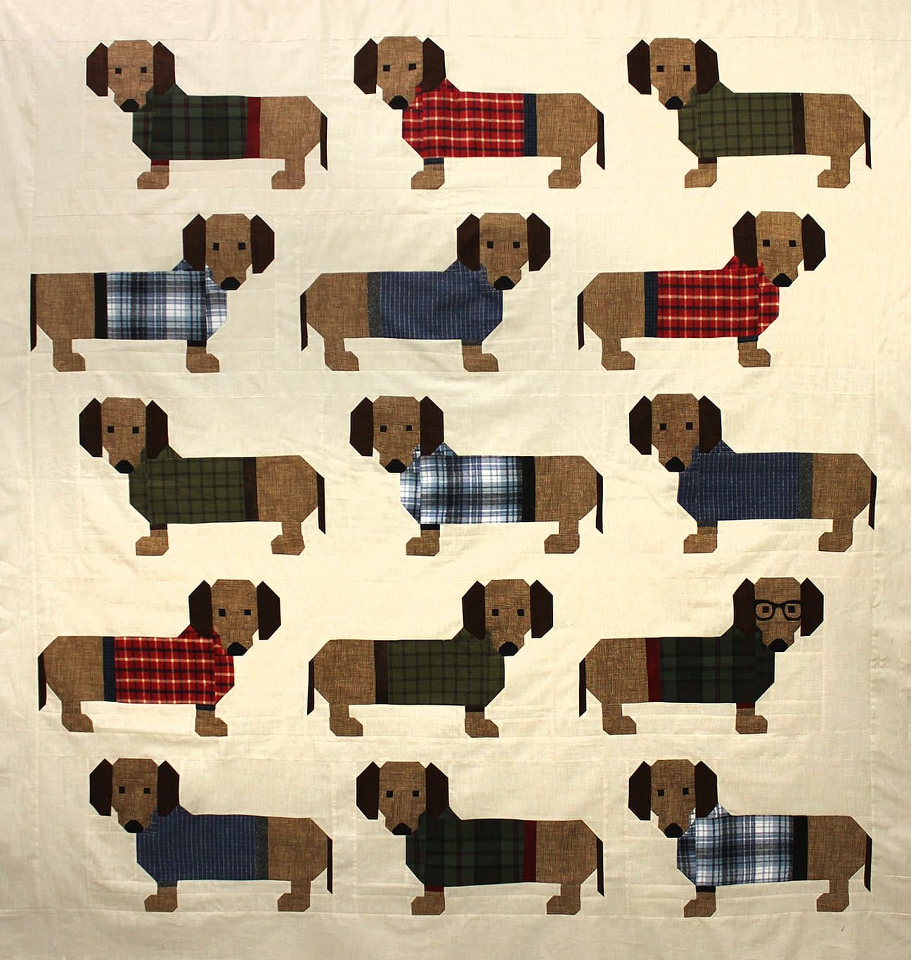Patchwork Plus VA Sweater Dogs Quilt Kit