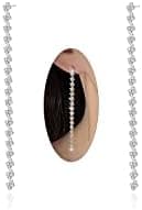 Luxval Rhinestone Earrings Dangling for Women Sparkly Silver Dangle Earrings Girls Long Chandelier Earrings Tassel Lightweight Ear Studs Cubic Zirconia Crystal Statement